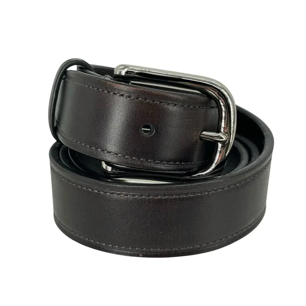 Coach Leather Dress Brown Buckle Belt Men's SZ 38